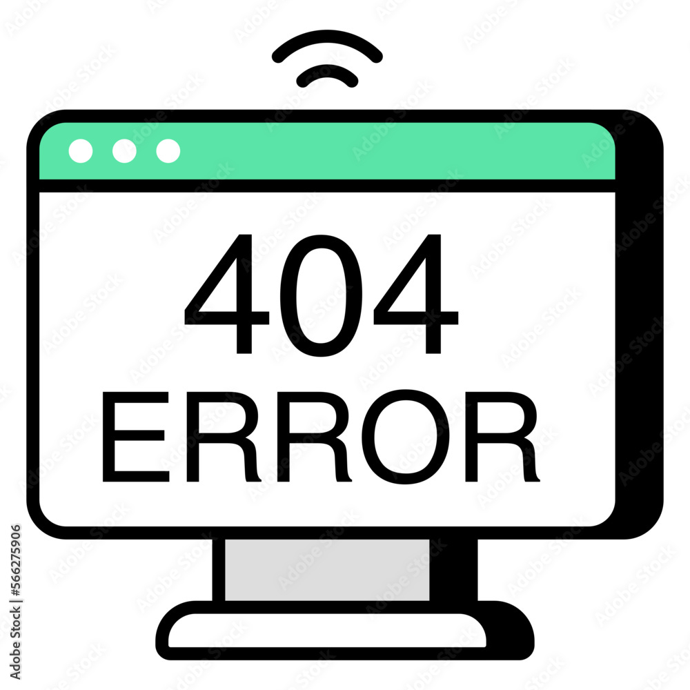 Cdn значок. 404 api