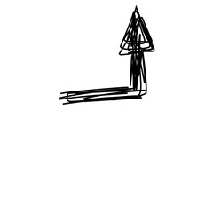 Arrow handdrawn