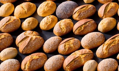 Fototapeta premium seamless, tileable, background, of bread