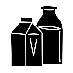 DAIRY PRODUCTS glyph icon