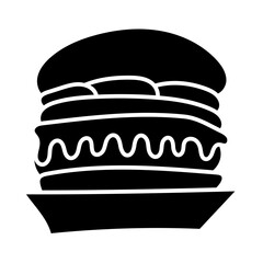 FOOD DELIVERY glyph icon
