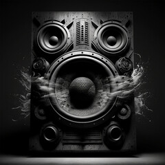 Fototapeta premium Booming Speaker