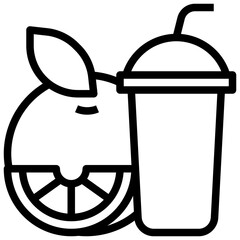 GRAPEFRUITS line icon