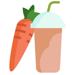 CARROT flat icon
