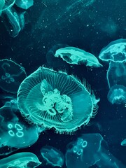 jellyfish in aquarium © naila