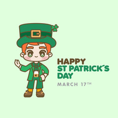 CUTE KAWAII ST PATRICK´S DAY
