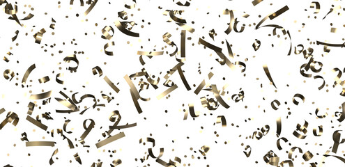 gold confetti
