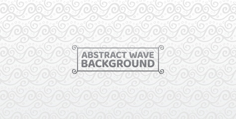 Abstract White Wave Line Background Art