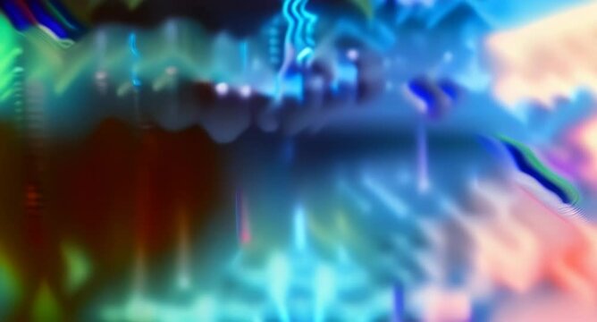 data corruption glitch datamosh hacker digital zooming animation generative ai static fuzz