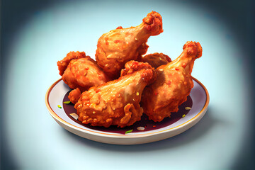 Healthy Fried Chicken food