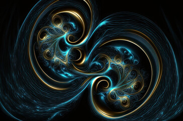 abstract spiral texture art background . Generative Ai