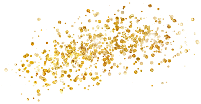 Gold Glitter sprinkles shiny