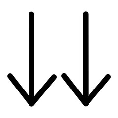 Down Arrow icon
