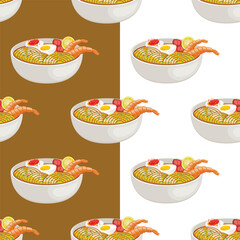 Sushi seamless pattern, Asian Food, Japanese sushi background, Sushi Roll Pattern, Japanesse restaurant background	
