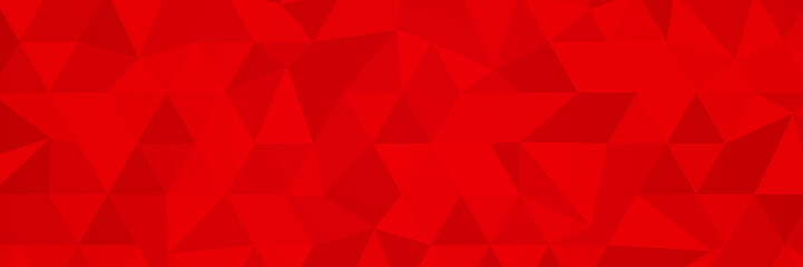 Red polygonal illustration background. Low poly style.