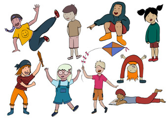 Kids illustrations /  spring