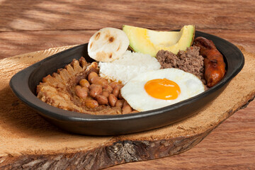 Bandeja Paisa Mountaineer The Most Representative Dish Of Colombia And The Insignia Of Antioquia Gastronomy