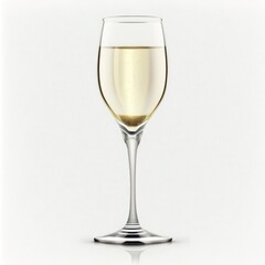 Wine glass. Champagne glass. Generative AI.