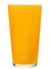 NEIPA ale in shaker pint glass isolated on white