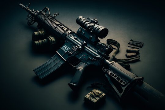 Wallpaper military assault rifle military accessories images for desktop  section оружие  download