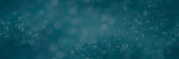 Abstract blue bokeh background (Generative AI)