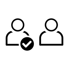 Account vector icon symbol