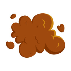 Gun flash with smoke, explosive effect. Gunshot animation on white background cartoon illustration. Explosion, weapon, blast, burst concept