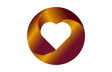 Heart Logo design Vector Illustration