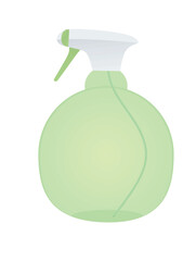 Spray bottle with sprayer. vector