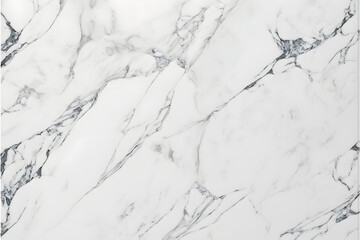 Fototapeta na wymiar Plain white grey smooth marble background made with Generative AI technology 