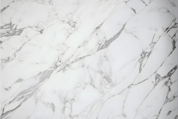 Fototapeta na wymiar Plain white grey smooth marble background made with Generative AI technology 