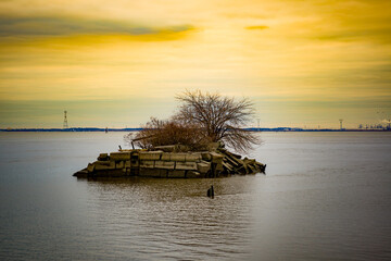 Delaware river old new castle