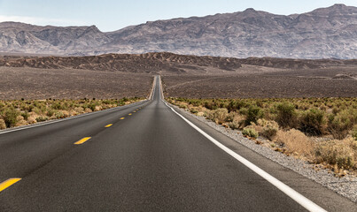 Road in Death Valley, California, USA