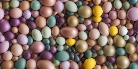 
Easter eggs and smooth rocks Seamless Tiled pattern, beautiful background for wallpaper 4K