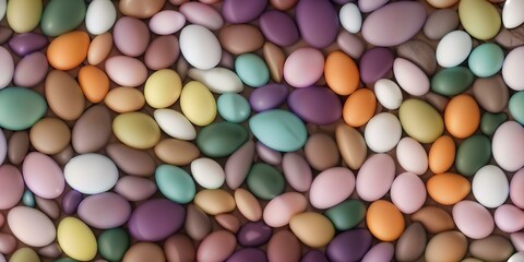 
Easter eggs and smooth rocks Seamless Tiled pattern, beautiful background for wallpaper 4K