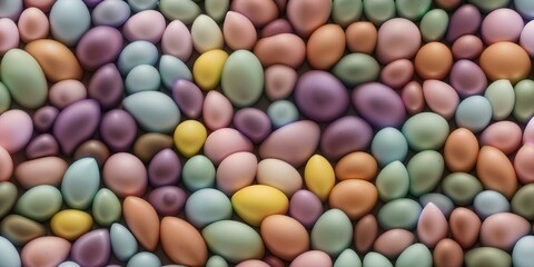 
Easter eggs and smooth rocks Seamless Tiled pattern, beautiful background for wallpaper 4K