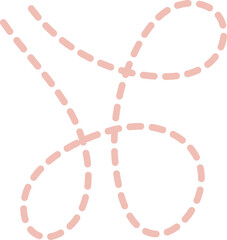 Pastel Gradients Abstract Loops Curve Dashed Lines Strokes