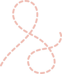 Pastel Gradients Abstract Loops Curve Dashed Lines Strokes