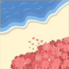 clover by the beach decoration design