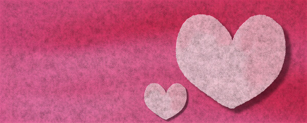Pink velvet background design for expressions of love and Valentine's Day greetings