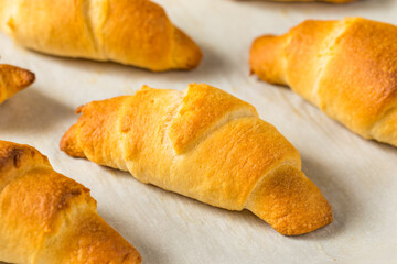 Homemade Croissant Crescent Rolls
