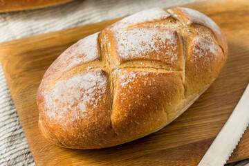 Homemade French White Bread Loaf