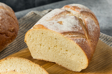 Homemade French White Bread Loaf