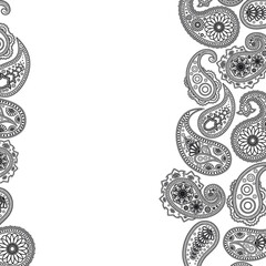 Eps Paisley  surface. Vector abstract background