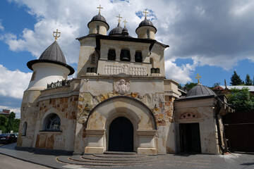 Fototapeta na wymiar Zverinets Caves and Archangel Mykhail Monastery in Kyiv city, Ukraine