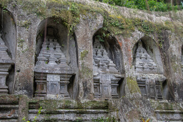 The Royal Tombs of Gunung Kawi on the Indonesian island of Bali