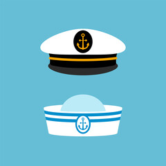 Vector illustration of sailor hat
