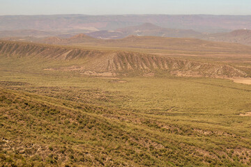 Scenic view of volcanic mountain landscapes in Naivasha, Rift Valley, Kenya