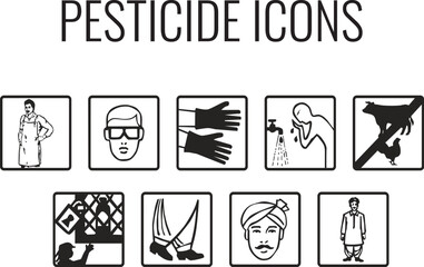 pesticide icons design