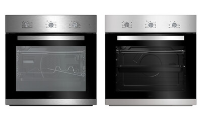 Image of a cooking range on a white background